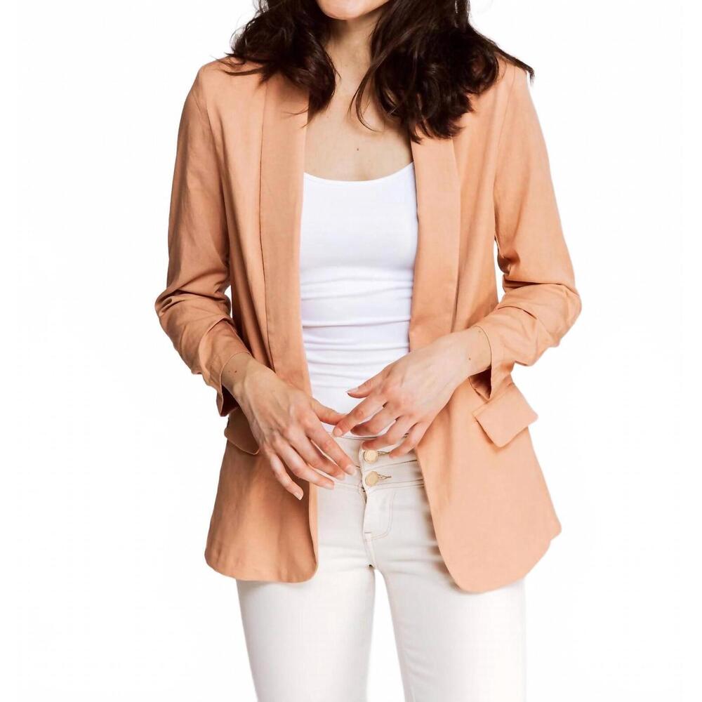 NEW ZHRILL helen blazer in peach